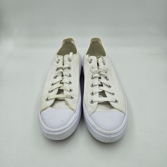 Converse Chuck Taylor All Star Move Platform Sneakers White Women’s Size 9 - Picture 2 of 7